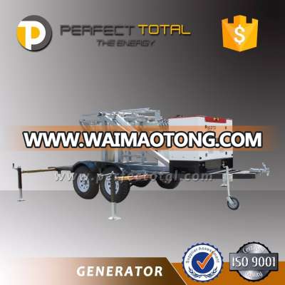 25m telescopic trailer with generator